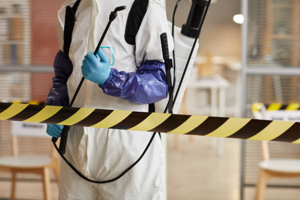 Professional Biohazard technician working in Drake, CO